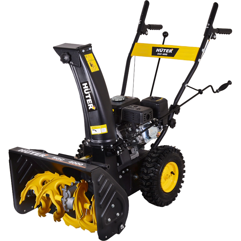 HUTER SGC 4000 снегоуборщик бензиновый 6.5 л.с, ковш 56 см, выброс 13 м, 4 вперед/2 назад 70/7/5