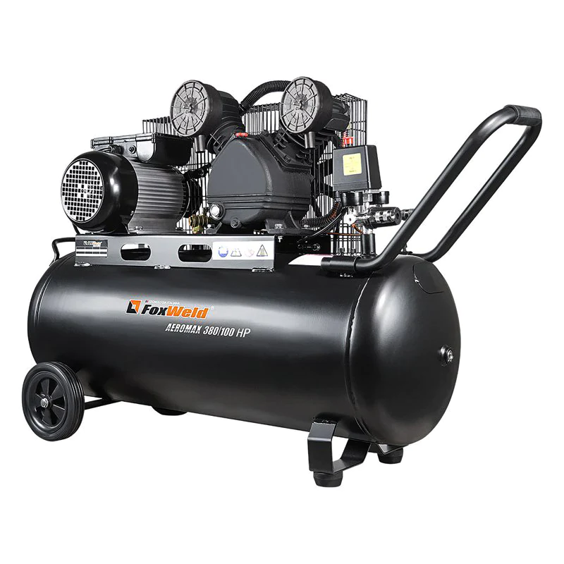 FoxWeld AEROMAX 380/100 HP масляный ременной компрессор 7068