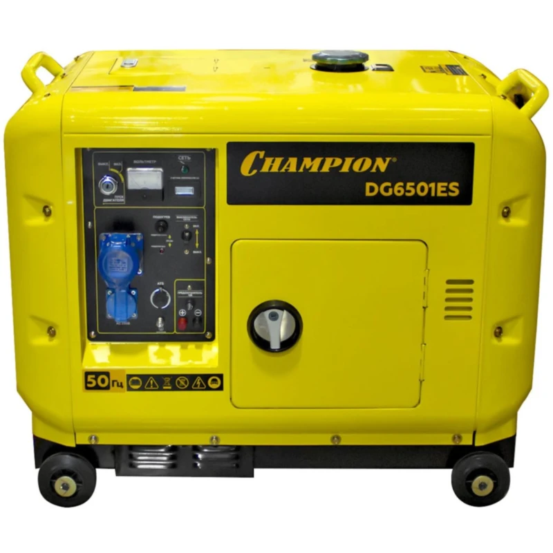 CHAMPION DG6501ES генератор дизельный