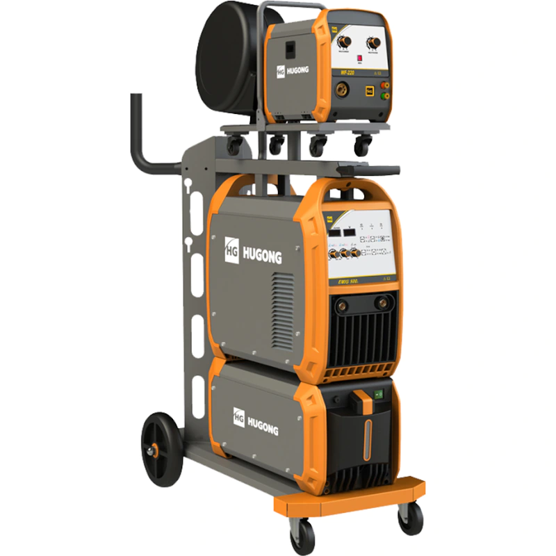 Hugong EMIG 500 III сварочный полуавтомат (с БО и тележкой, без горелки и кабель-пакета) 040721