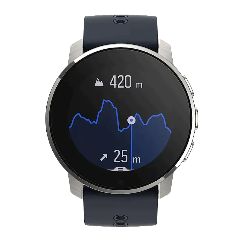 Suunto 9 PEAK GRANITE BLUE TITANIUM умные спортивные часы SS050520000