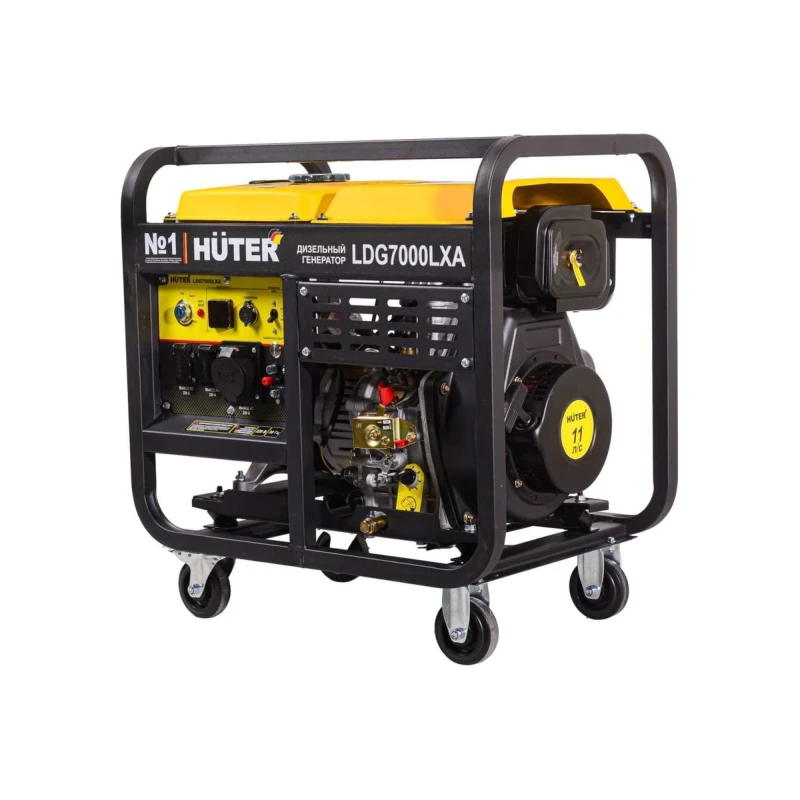 HUTER LDG 7000LXA электрогенератор дизельный 64/2/8