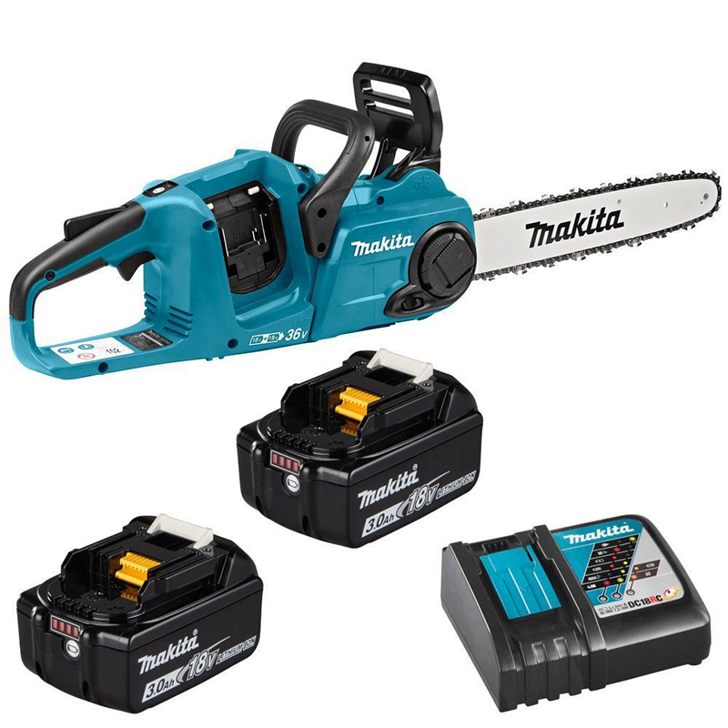 Makita DUC353RF2 пила цепная аккумуляторная (2 x 3 Ач, З/У)
