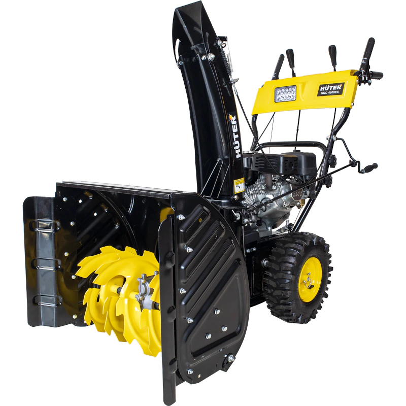 HUTER SGC 4800EX бензиновый снегоуборщик 7 л.с, ковш 68 см, выброс 15 м, 6 вперед/2 назад 70/7/27