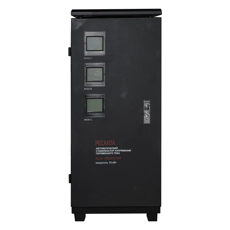 Ресанта АСН-15000/3-ЭМ трехфазный стабилизатор напряжения 63/4/5