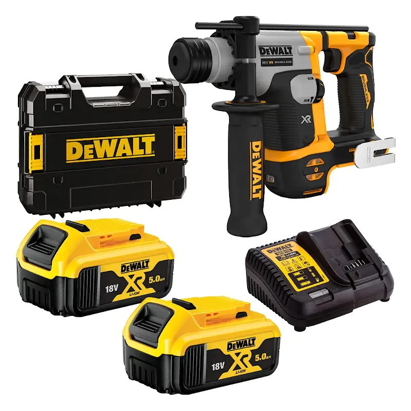 DeWalt DCH172P2 аккумуляторный перфоратор + 2 акб (2 x 5 Ач, ЗУ)