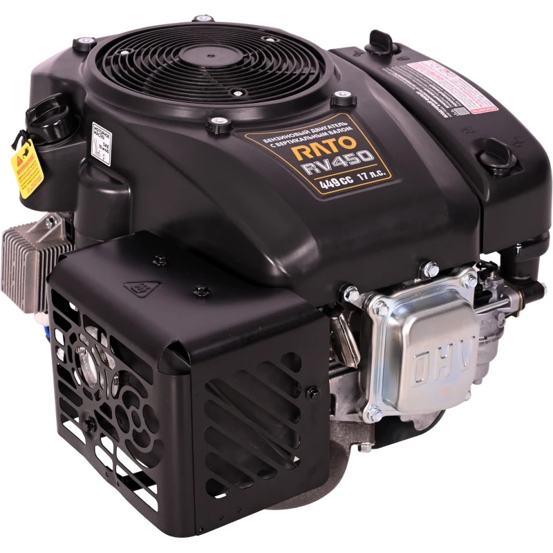 RATO RV450 D25,4 E 12A бензиновый двигатель с вертикальным валом 15213