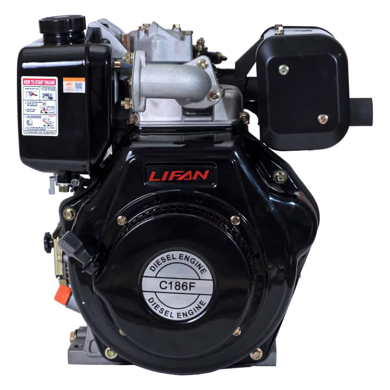 Lifan Diesel 186F двигатель дизельный (конусный вал) 00-00001449
