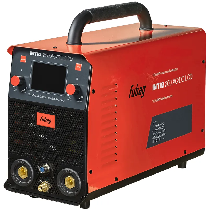 FUBAG INTIG 200 AC/DC Пульс LCD (Pulse) сварочный полуавтомат инверторный с горелкой FB TIG 26 5P 31592.1