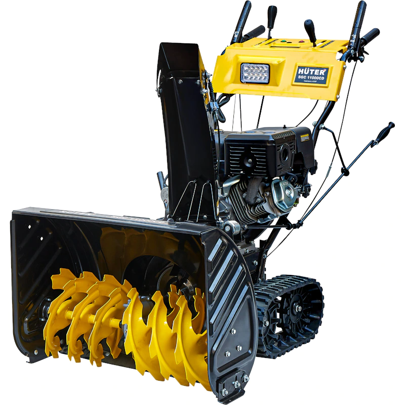 HUTER SGC 11000CD снегоуборщик бензиновый 15 л.с, ковш 70 см, выброс 15 м, 6 вперед/2 назад 70/7/24