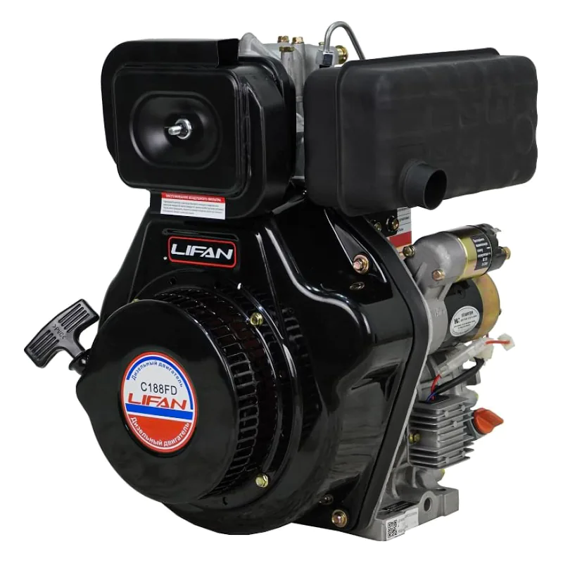 Lifan Diesel 188FD 6А двигатель дизельный конусный вал 00-00152514