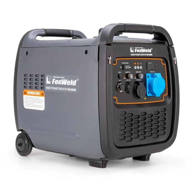 FoxWeld GIN 6000E генератор бензиновый инверторный 1554