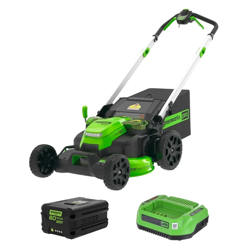 Аккумуляторная газонокосилка Greenworks GD60LM61K5 (1 x 5 Ач, ЗУ) 2519107UG