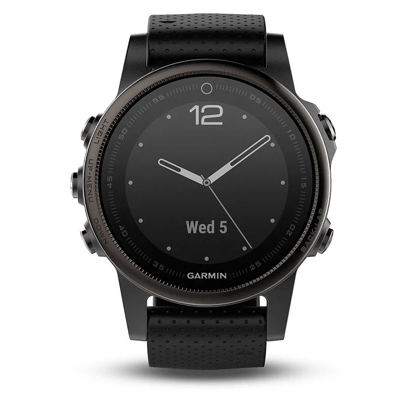 Смарт-часы Garmin Fenix 5s Sapphire, черный, 010-01685-11