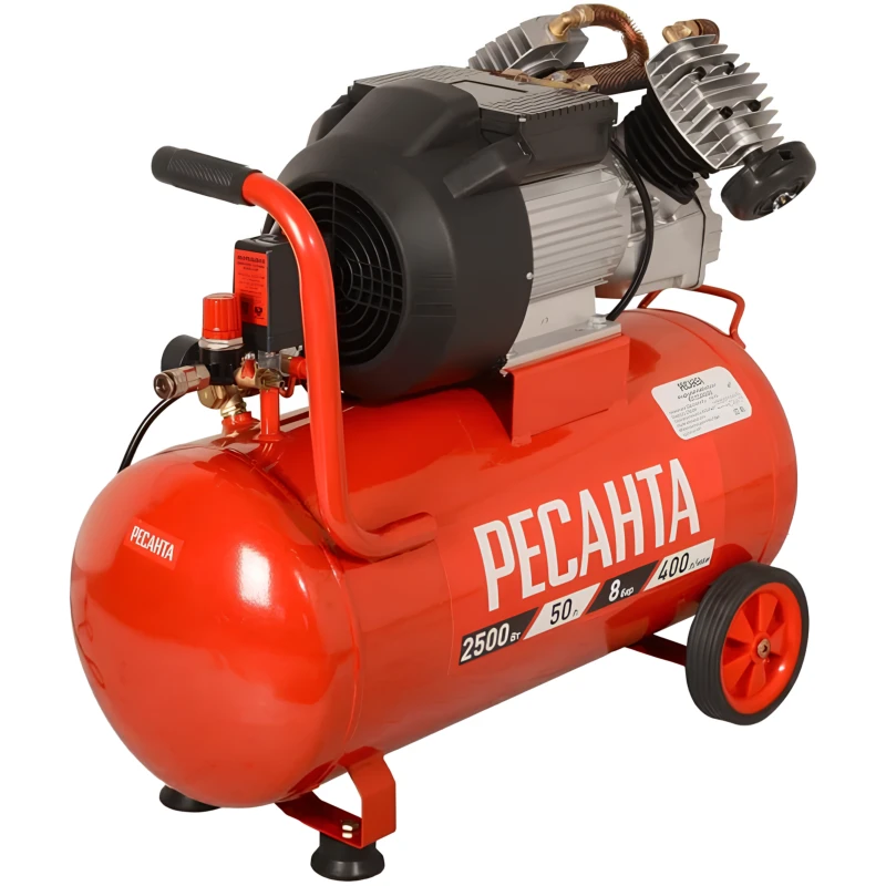 Ресанта КП-50/400М воздушный компрессор 74/7/6