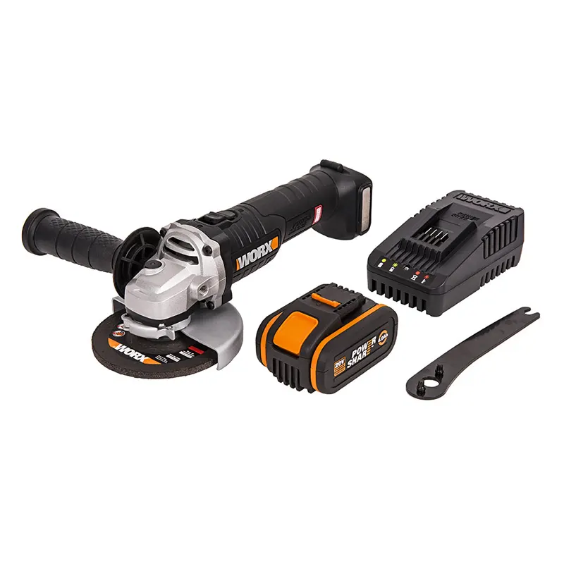 WORX WX812 аккумуляторная угловая шлифмашина (1 x 2 Ач, ЗУ)
