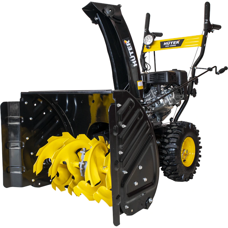 HUTER SGC-5500B снегоуборщик бензиновый 7.5 л.с, ковш 62 см, выброс 15 м, 5 вперед/2 назад 70/7/21
