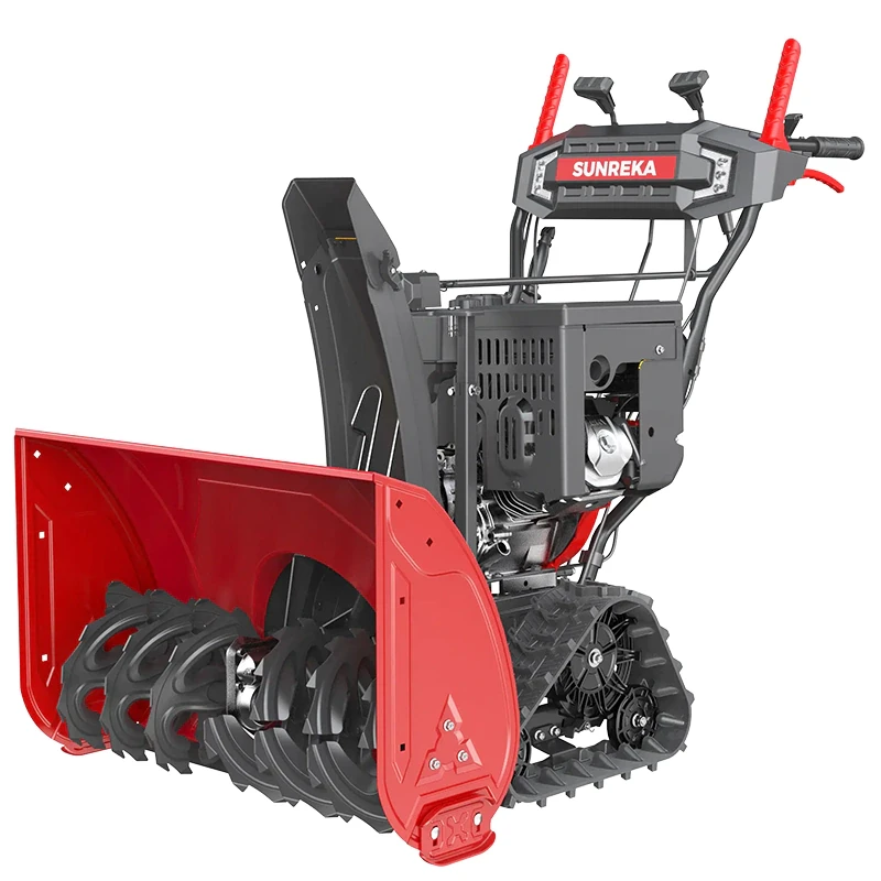 SUNREKA GS7713TLE бензиновый гусеничный снегоуборщик 13 л.с. ковш 77 см, выброс 12 м, 6 вперед/2 назад 212014
