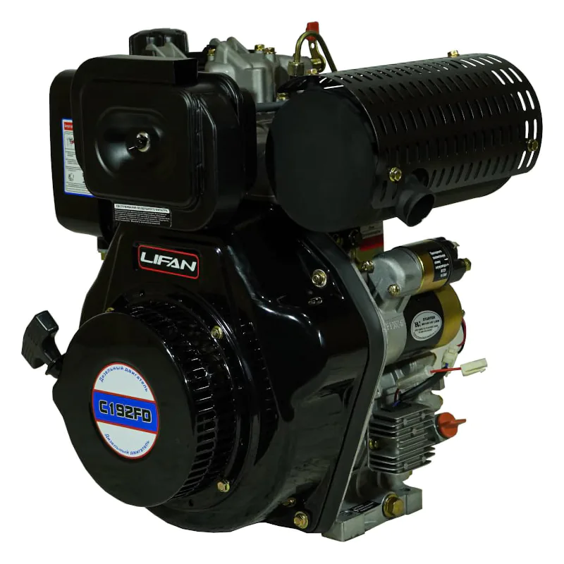 Lifan Diesel 192FD D25 6A двигатель дизельный шлицевой вал 00-00154747