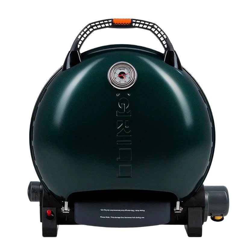 O-Grill 700T bicolor газовый гриль BLACK- GREEN 700T_GREEN