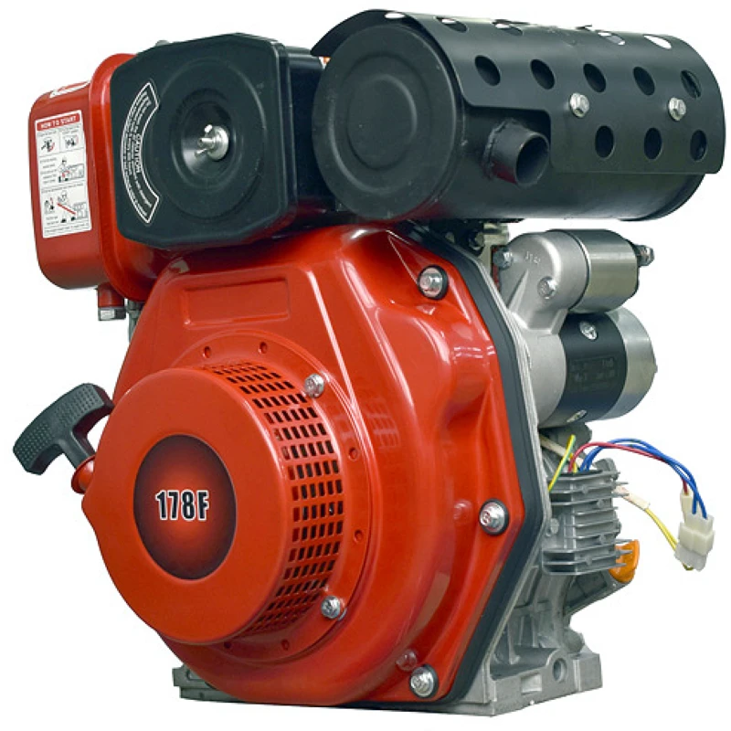 REDVOLT 178FE (Q-тип) дизельный двигатель (эл.запуск) 178F-Q-E