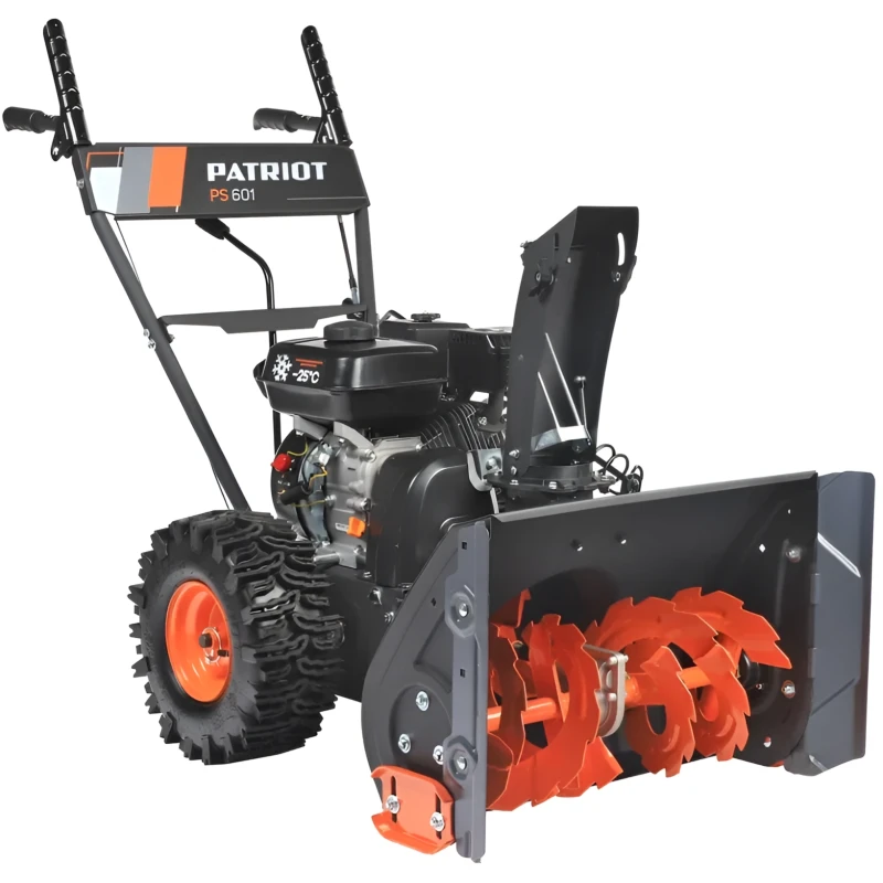 PATRIOT PS 601 снегоуборщик бензиновый 7 л.с, ковш 56 см, выброс 10 м, 5 вперед/2 назад 426108601