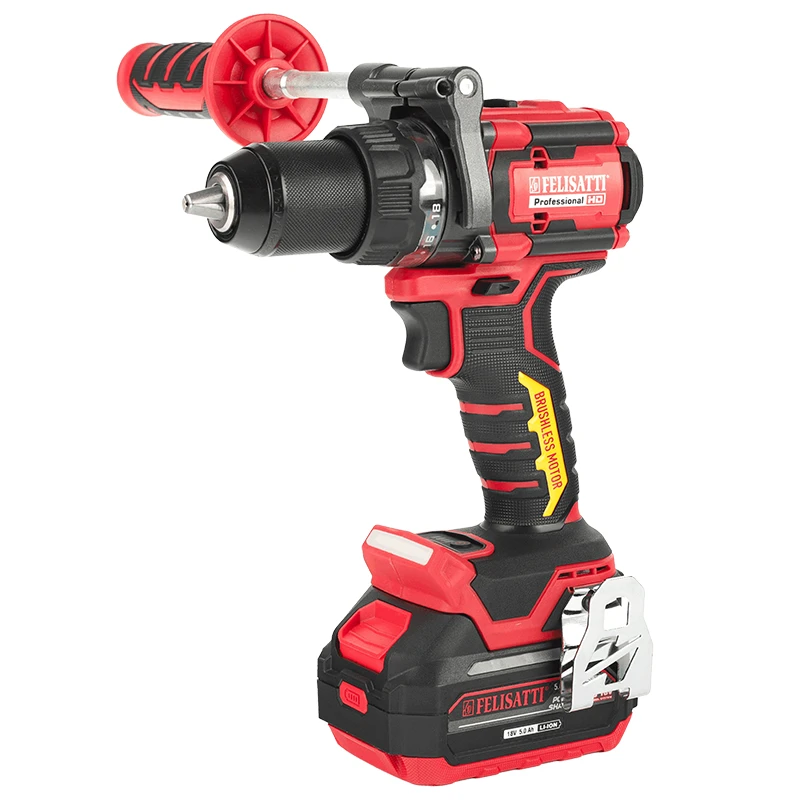 Felisatti FT1612 аккумуляторная дрель-шуруповерт (2 x 5 Ач и ЗУ) 16128