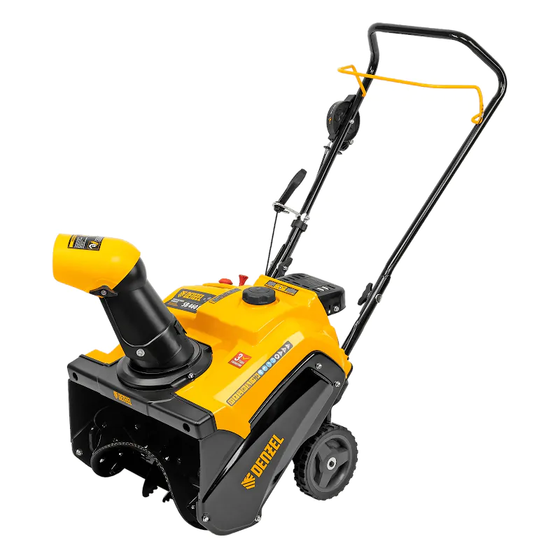 DENZEL SB 460 E снегоуборщик бензиновый 3 л.с, ковш 46 см, выброс 10 м 97649
