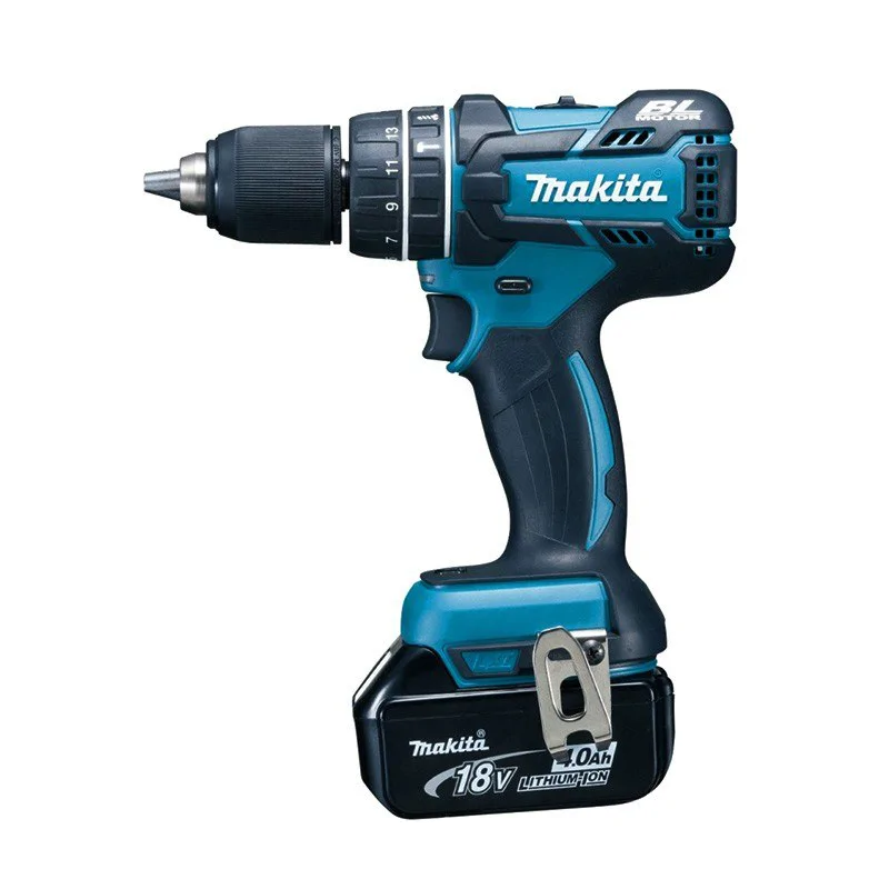 Makita DHP480RME угловая шлифовальная машина (2 x 4 Ач, ЗУ)