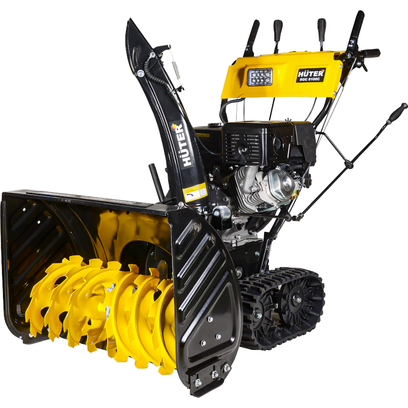 HUTER SGC 8100C снегоуборщик бензиновый 13 л.с, ковш 70 см, выброс 15 м, 6 вперед/2 назад 70/7/4