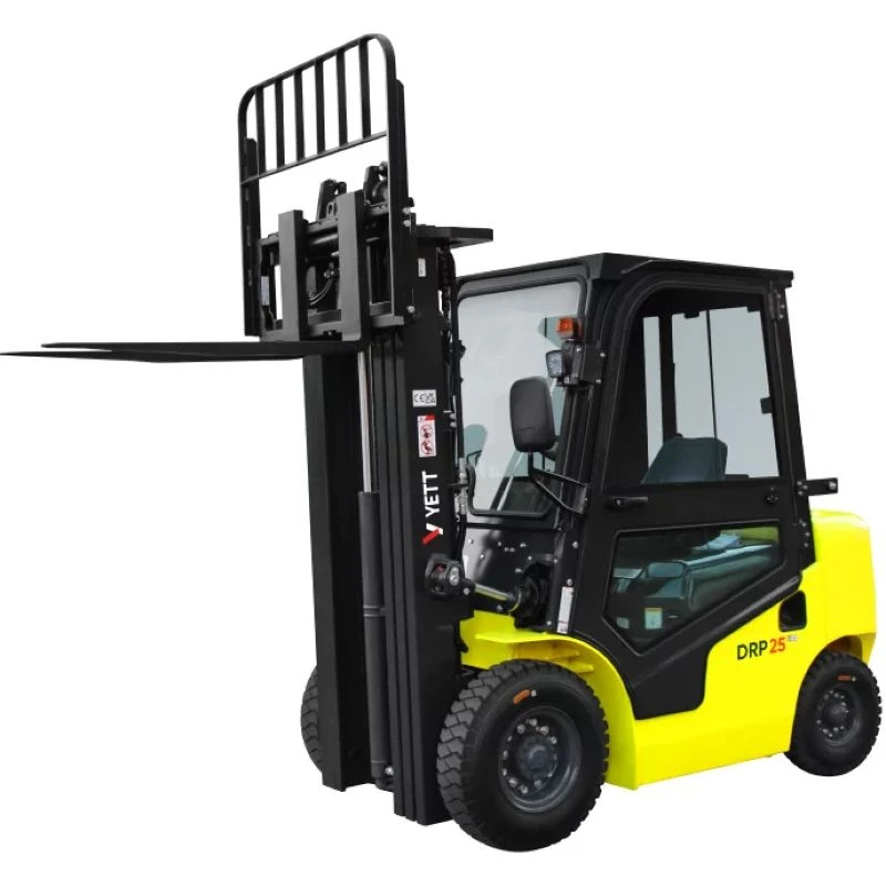 YETT DRP25-XC5K2-ZSM480-SS-K дизельный вилочный погрузчик с кабиной