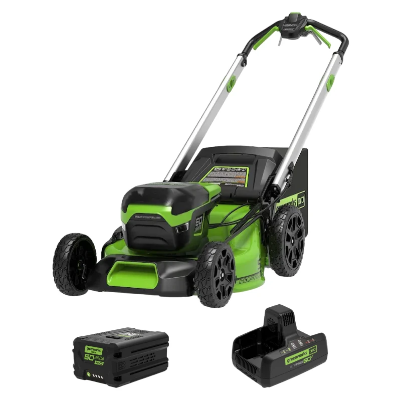 Аккумуляторная газонокосилка Greenworks GD60LM51SP (1 x 5 Ач, Быстрое ЗУ) 2514307/2944907/2954407
