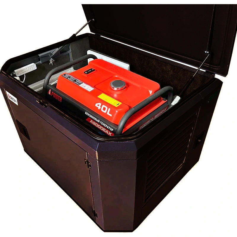 Бензиновый генератор A-iPower A9000EAX в кожухе Geon Premium 1200W RAL 8017