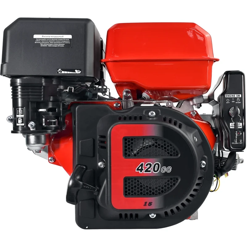 REDVOLT R420E (S-тип) двигатель бензиновый (вал D=25 мм; L=63 мм) R420E-S