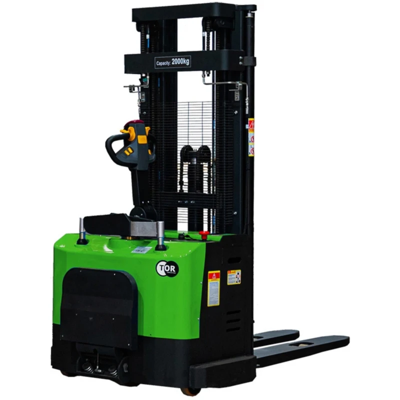 TOR ES15T4 штабелер электрический самоходный с платформой 1,5 т 5,5 м, Li-ion 24/200 В/Ач ЭУР, Curtis, H-мачта 1048442