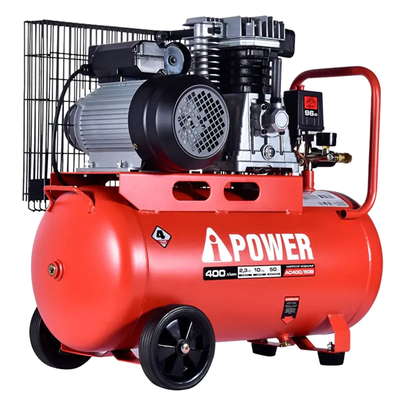 A-iPower AC400/50B компрессор поршневой масляный ременной 50107