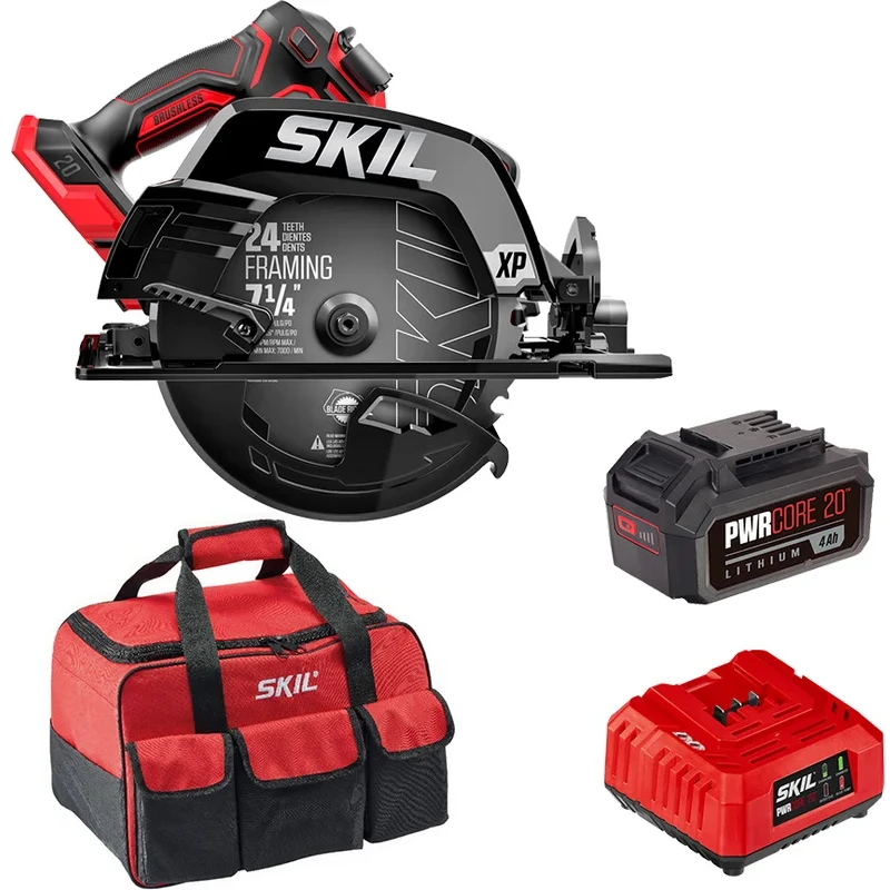 SKIL CR5440 аккумуляторная циркулярная пила с ЗУ SC5358, АКБ BY5196 (4 Ач) и сумкой в комплекте 9-1-033