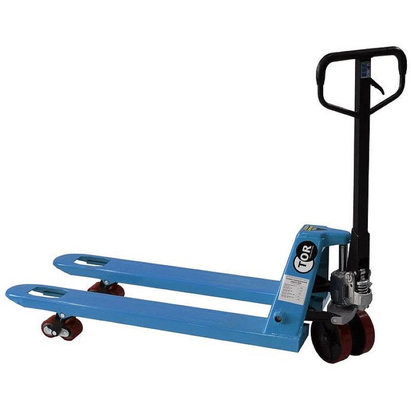TOR PWH35-II тележка гидравлическая 3500 кг 1150 мм полиуретановые колёса 1002514