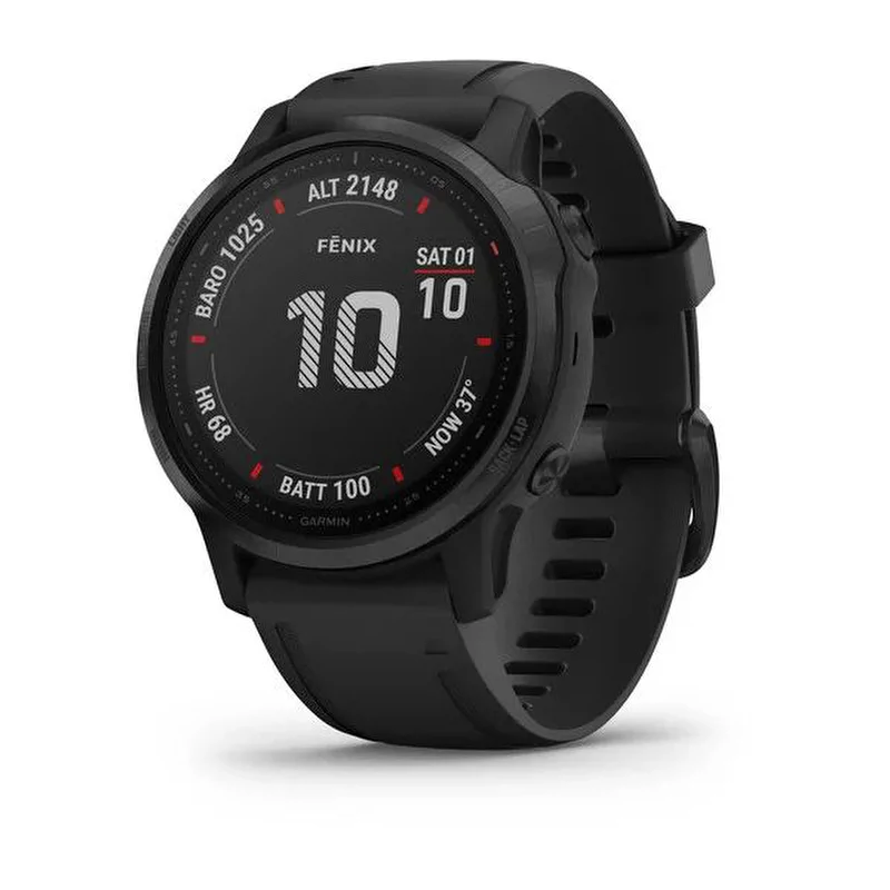 Смарт-часы Garmin Fenix 6s Pro, черный, 010-02159-14