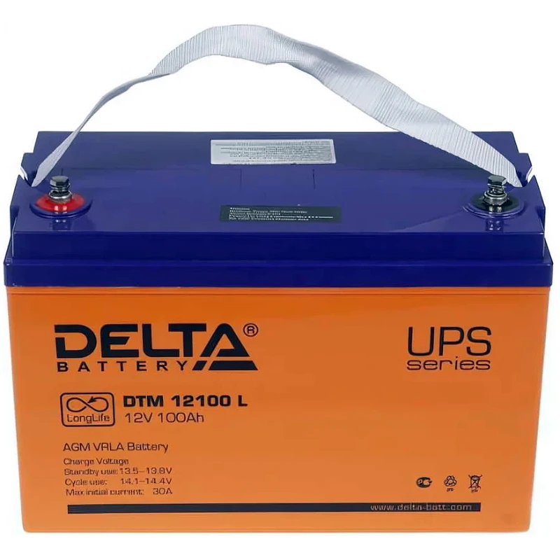 DELTA DTM 12100 L аккумулятор 4614010640002