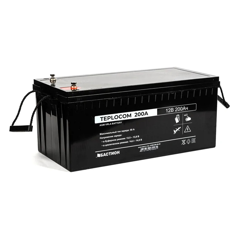 TEPLOCOM 200Ач аккумулятор герметичный свинцово-кислотный 443