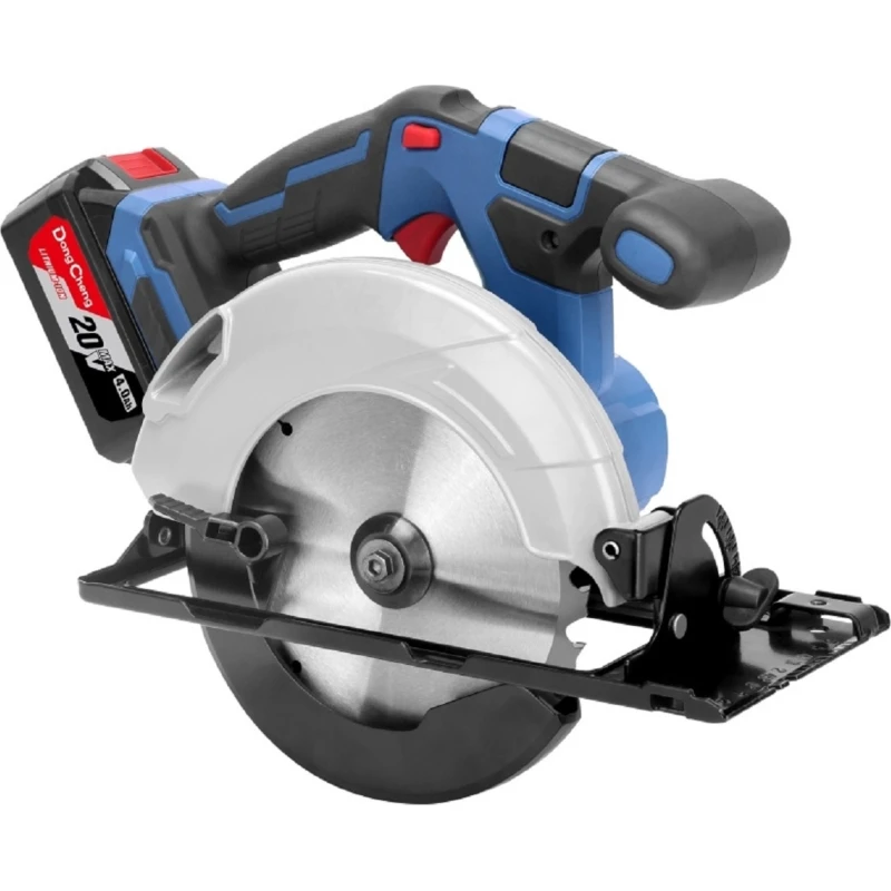 DongCheng DCMY165S(TYPE BM) аккумуляторная циркулярная пила (2 x 4 Ач, ЗУ)