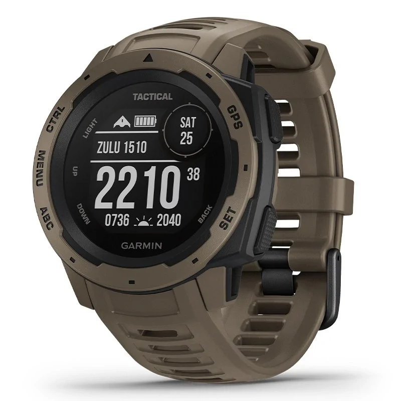 Смарт-часы Garmin Instinct Tactical коричневый, 010-02064-71