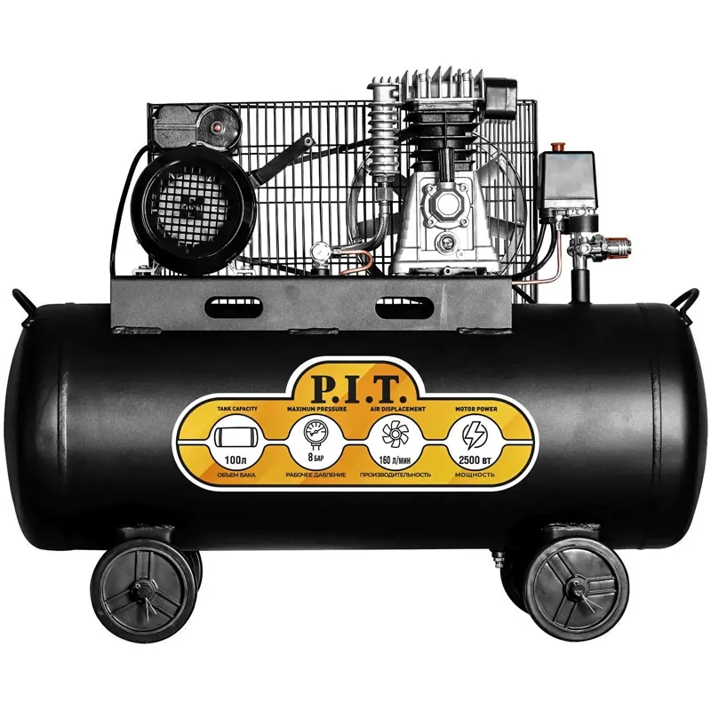 PAC100-C компрессор поршневой масляный