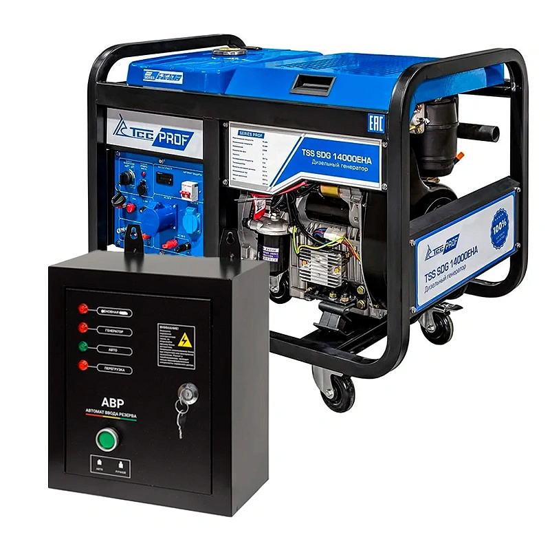 ТСС SDG 14000EHA дизель генератор с блоком АВР ТСС АВР-С 14000D/230/400 100139/190095