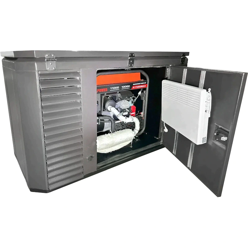 A-iPower A11000EAX бензиновый генератор в зимнем кожухе 1700SS RAL 8019 129116
