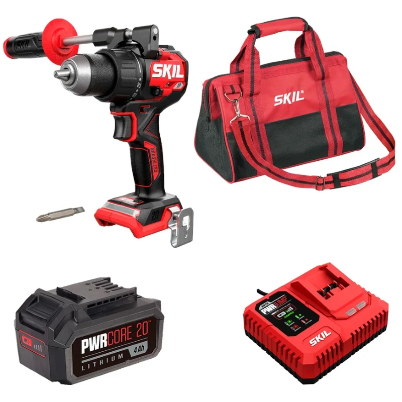 SKIL DL6270 аккумуляторная дрель-шуруповерт с ЗУ QC5360 (150W) и АКБ BY5196 (4 Ач) + сумка в комплекте 9-1-013