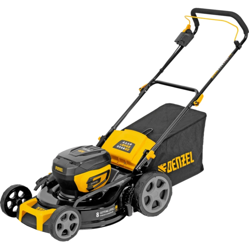DENZEL DLM-460 аккумуляторная газонокосилка (2 x 4 Ач, ЗУ) 58911
