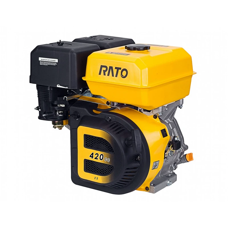 RATO R420-L2 двигатель бензиновый (короткий конус, ручной запуск) R420-L2-R