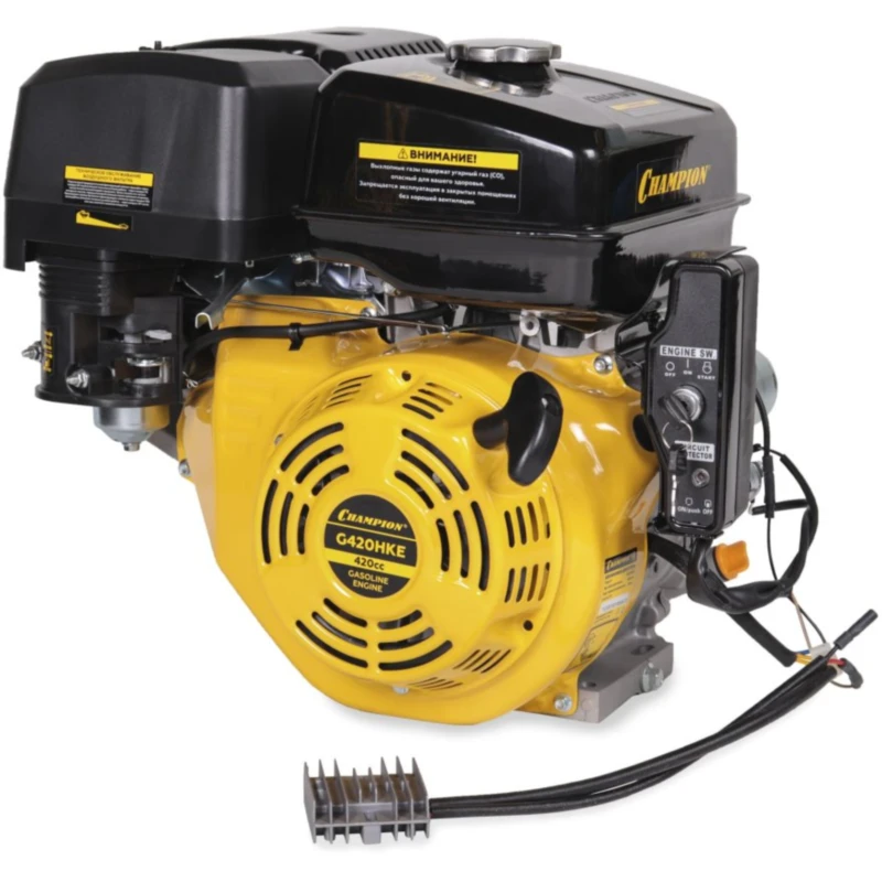 CHAMPION G420HKE бензиновый двигатель с горизонтальным валом